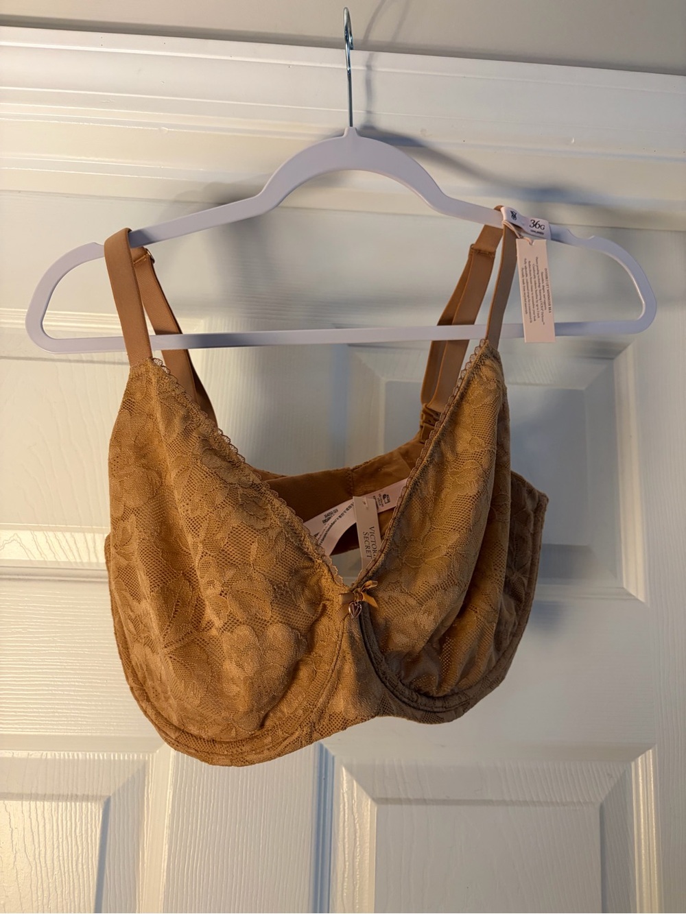 Victoria's Secret Nude Lace Trim Underwire Bra